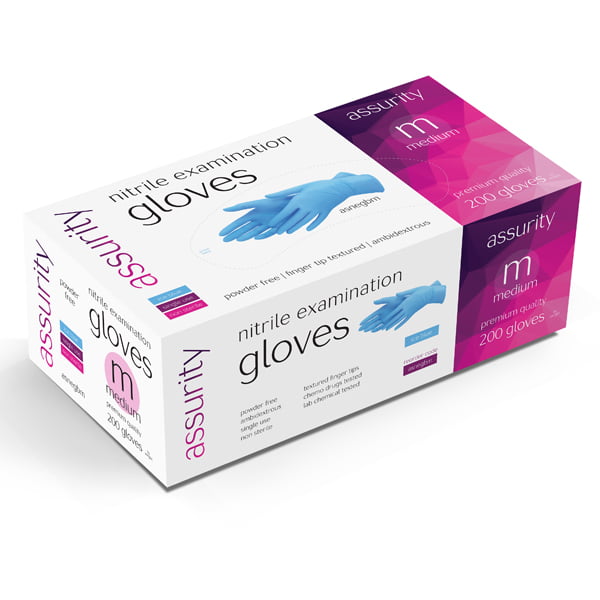 Assurity Nitrile Examination Gloves