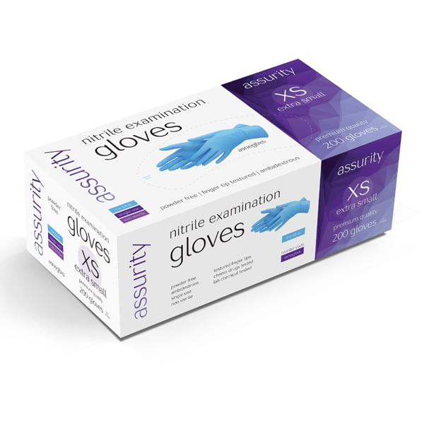 Assurity Nitrile Examination Gloves